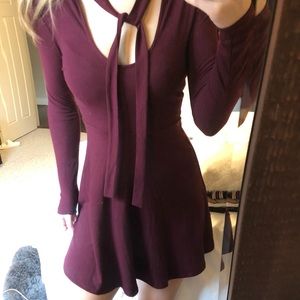 4 for 35✨Maroon F21 a-line mini dress